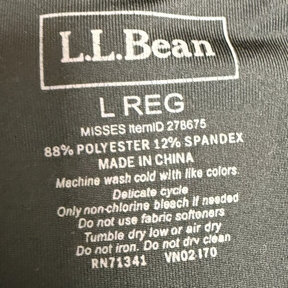 L.L. BEAN Women's EUC Sports/Fitness Dress Black | Size L - Picture 7 of 7